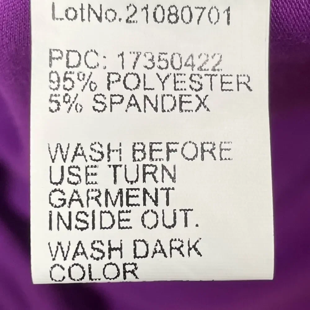 Maternity Lace Purple Wrap Light Weight Robe Size XL - Picture 10 of 11